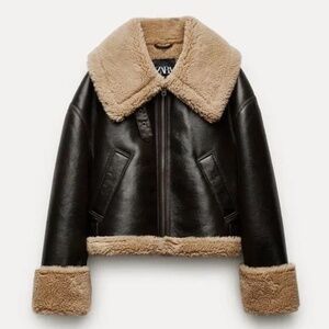 Zara Collection Double-Faced Biker Jacket